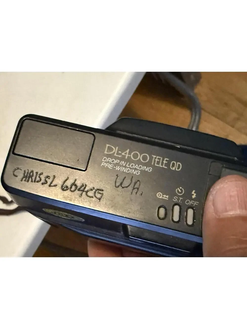 Fuji DL-400 Tele QD Auto Focus 35-70 Lens 35mm  Film Camera Point Shoot (Untes